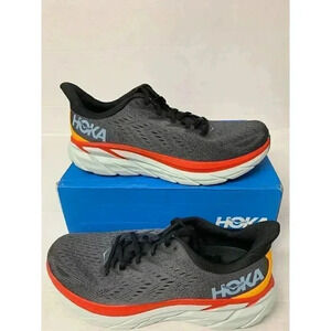 COPY - -440 Hoka M Clifton 8, Grey, Mens Running Shoes-US 9 Mens